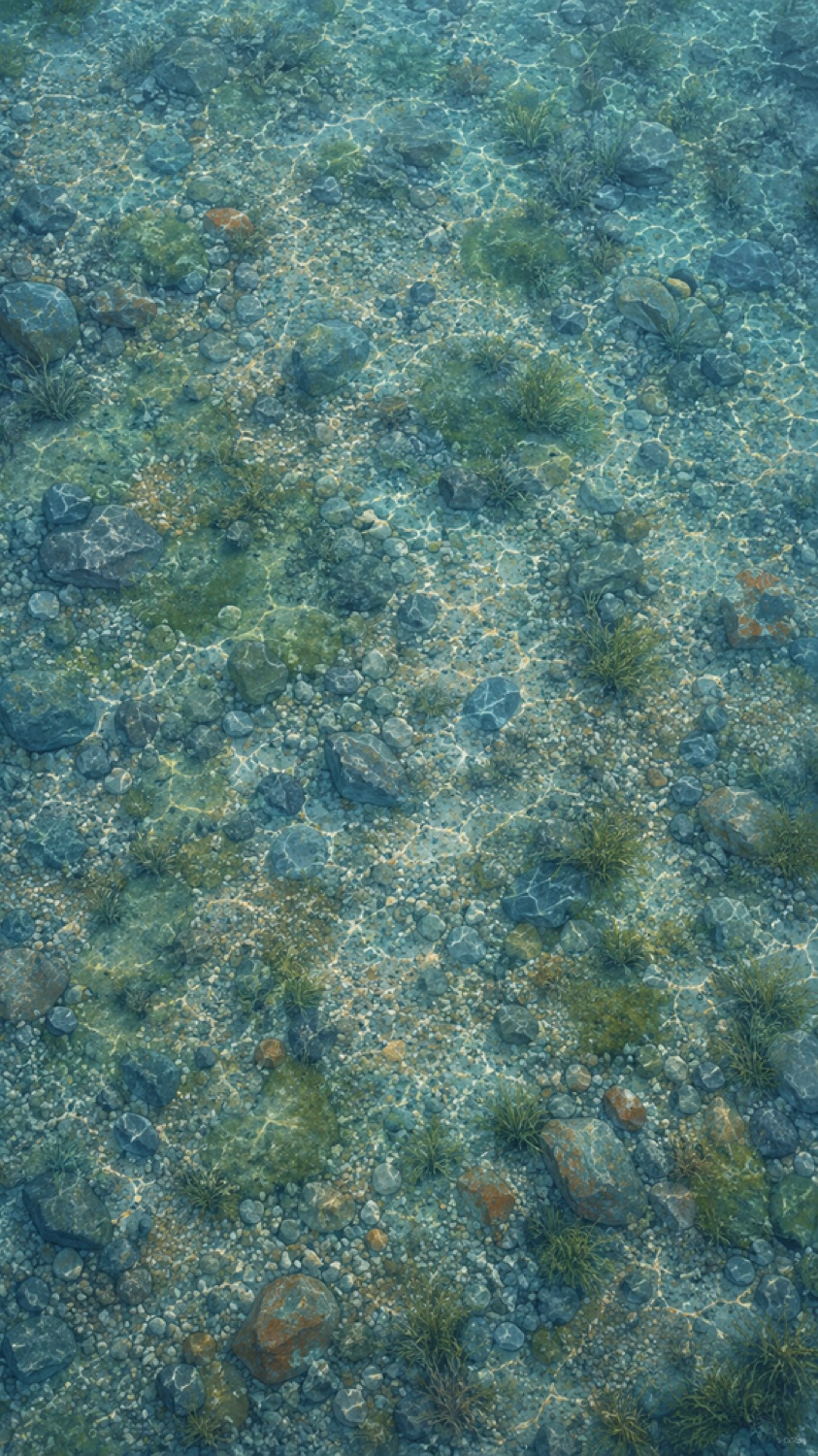 The lakebed