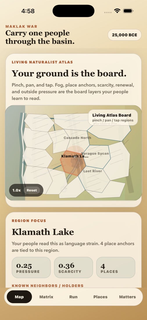 The known map