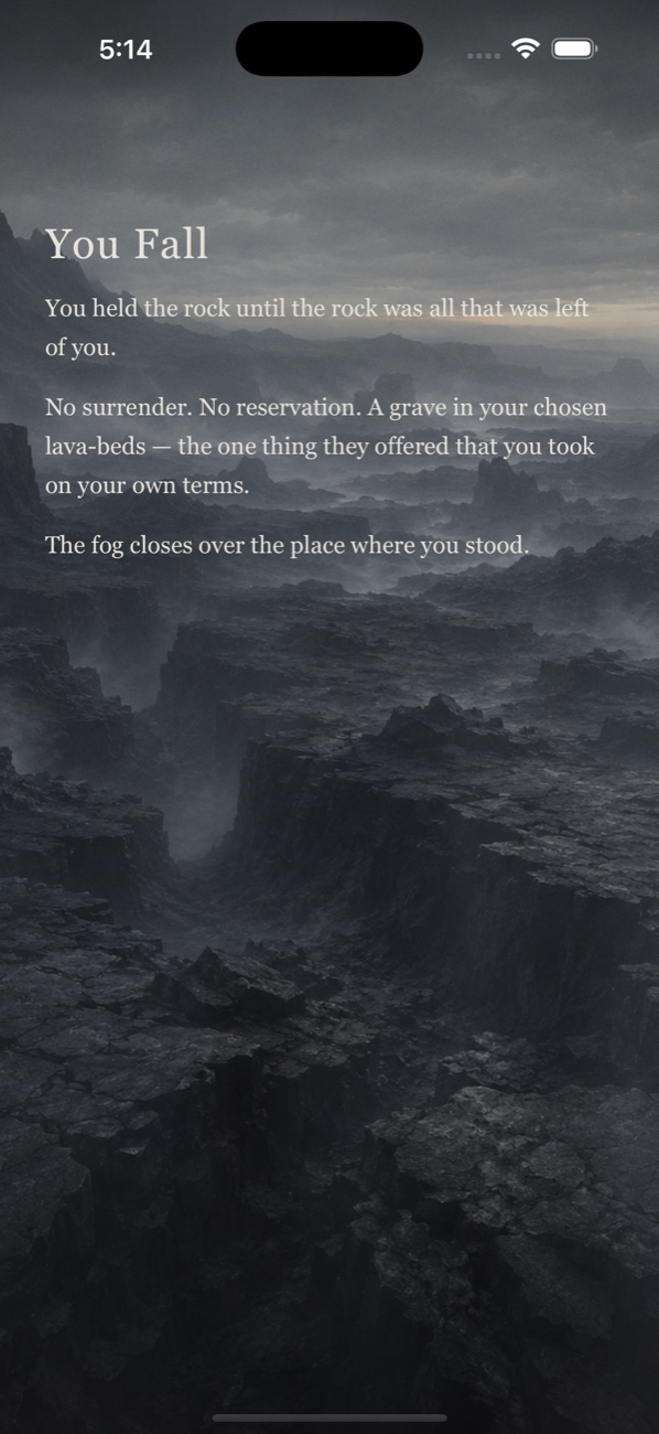An ending — You Fall
