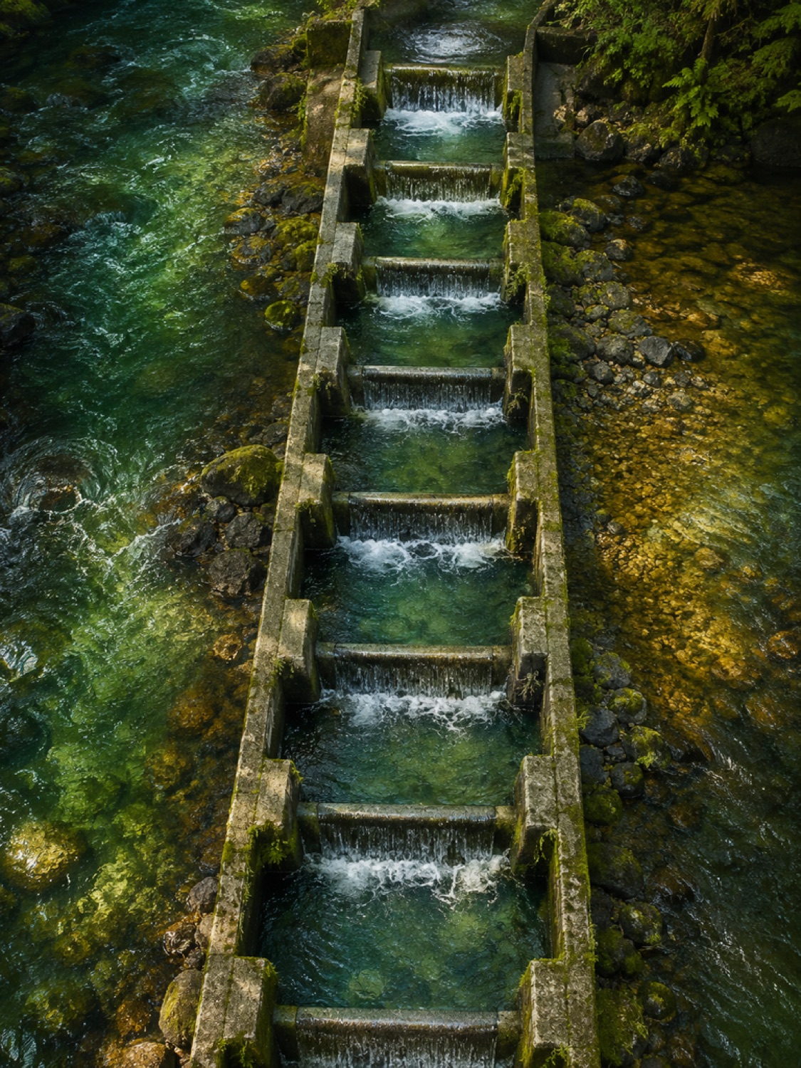 The fish ladder